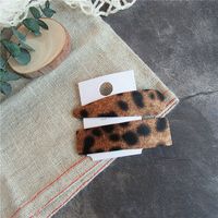 Mode Leopard Tuch Handgemachter Haars Pange 1 Set sku image 3