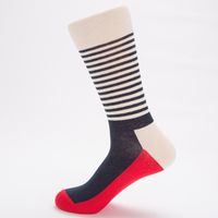 Unisex Fashion Stripe Cotton Jacquard Ankle Socks sku image 5