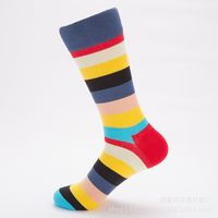 Unisex Fashion Stripe Cotton Jacquard Ankle Socks main image 5