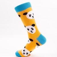 Unisex Casual Panda Cat Cotton Jacquard Ankle Socks sku image 5