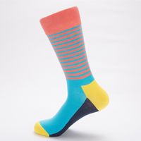 Unisex Fashion Stripe Cotton Jacquard Ankle Socks sku image 1