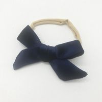 Mode Bogenknoten Koreanischer Samt Beflockung Haargummi 1 Stück sku image 12