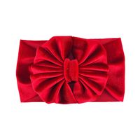 Fashion Solid Color Cloth Bowknot Hair Band 1 Piece sku image 12