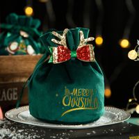 Weihnachten Mode Weihnachtsmann Brief Tuch Gruppe Zubehör Für Geschenkverpackungen 1 Stück sku image 4
