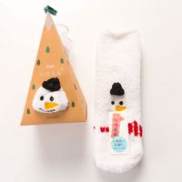 Calcetines Unisex Con Bordado De Poliéster De Santa Claus De Estilo De Dibujos Animados sku image 36