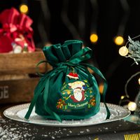Weihnachten Mode Weihnachtsmann Brief Tuch Gruppe Zubehör Für Geschenkverpackungen 1 Stück sku image 6