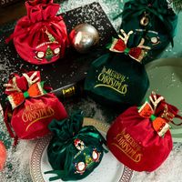 Weihnachten Mode Weihnachtsmann Brief Tuch Gruppe Zubehör Für Geschenkverpackungen 1 Stück main image 2