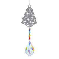 Pastoral Butterfly Snowflake Crystal Pendant Artificial Decorations sku image 12
