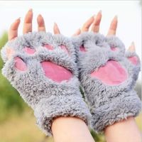 Women's Cute Cartoon Plush Gloves 1 Pair main image 1