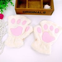 Women's Cute Cartoon Plush Gloves 1 Pair sku image 5