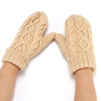 Women's Fashion Solid Color Polyacrylonitrile Fiber Gloves 1 Pair main image 1