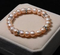 Simple Style Round Pearl Beaded Bracelets 1 Piece sku image 2