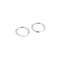 Simple Style Geometric Sterling Silver Earrings 1 Pair main image 2