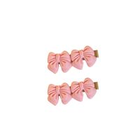 Sweet Heart Shape Flower Alloy Flowers Hair Clip 1 Set main image 2