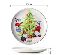 Christmas Fashion Cartoon Pottery Tableware 1 Piece sku image 1