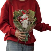 New Christmas Gift Ornaments Decorate Doll Dry Bouquet main image 4