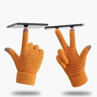 Unisex Fashion Solid Color Polyacrylonitrile Fiber Gloves 1 Pair main image 6