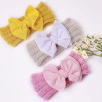 Fashion Solid Color Polyester Bowknot Hair Band 1 Piece main image 4