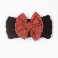 Fashion Solid Color Polyester Bowknot Hair Band 1 Piece sku image 2