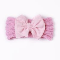 Fashion Solid Color Polyester Bowknot Hair Band 1 Piece sku image 7
