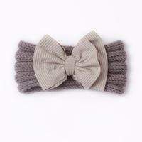Fashion Solid Color Polyester Bowknot Hair Band 1 Piece sku image 11