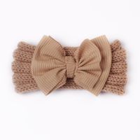 Fashion Solid Color Polyester Bowknot Hair Band 1 Piece sku image 10
