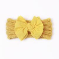 Fashion Solid Color Polyester Bowknot Hair Band 1 Piece sku image 5