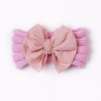 Fashion Solid Color Polyester Bowknot Hair Band 1 Piece sku image 9