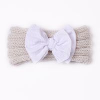 Fashion Solid Color Polyester Bowknot Hair Band 1 Piece sku image 8
