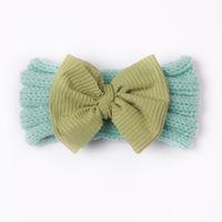 Fashion Solid Color Polyester Bowknot Hair Band 1 Piece sku image 12