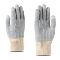 Women's Fashion Stripe Imitation Cashmere Gloves 1 Pair sku image 5