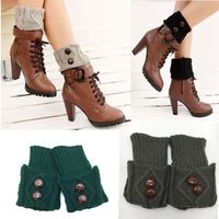 Women's Casual Solid Color Polyacrylonitrile Fiber Button Ankle Socks main image 1