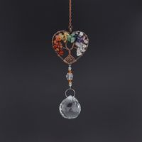 Natural Crushed Stone Love Crystal Decoration Pendant Gift main image 6
