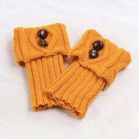 Femmes Décontractée Couleur Unie Fibre De Polyacrylonitrile Bouton Cheville Chaussettes sku image 11