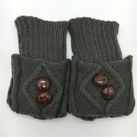 Femmes Décontractée Couleur Unie Fibre De Polyacrylonitrile Bouton Cheville Chaussettes sku image 2