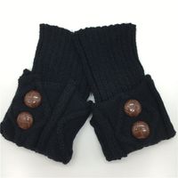Women's Casual Solid Color Polyacrylonitrile Fiber Button Ankle Socks sku image 3