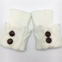 Women's Casual Solid Color Polyacrylonitrile Fiber Button Ankle Socks sku image 4