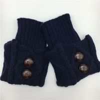 Women's Casual Solid Color Polyacrylonitrile Fiber Button Ankle Socks sku image 1