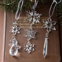 Christmas Fashion Christmas Tree Snowflake Arylic Party Decorative Props 1 Piece main image 3