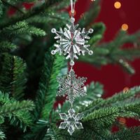 Christmas Fashion Christmas Tree Snowflake Arylic Party Decorative Props 1 Piece main image 4