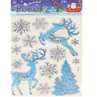 Christmas Fashion Snowman Pvc Party Gift Stickers main image 5