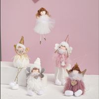 Christmas Angel Cloth Plush Party Hanging Ornaments 1 Piece main image 5