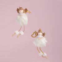 Christmas Angel Cloth Plush Party Hanging Ornaments 1 Piece main image 4