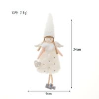 Christmas Angel Cloth Plush Party Hanging Ornaments 1 Piece sku image 37