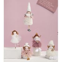Christmas Angel Cloth Plush Party Hanging Ornaments 1 Piece main image 6