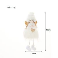 Christmas Angel Cloth Plush Party Hanging Ornaments 1 Piece sku image 36