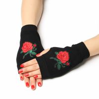 Unisex Simple Style Star Rose Skull Gloves 1 Pair sku image 17