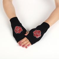 Unisex Simple Style Star Rose Skull Gloves 1 Pair sku image 3
