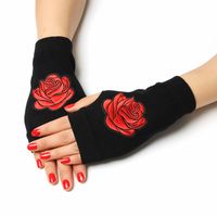 Unisex Simple Style Star Rose Skull Gloves 1 Pair sku image 18