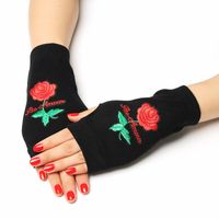 Unisex Simple Style Star Rose Skull Gloves 1 Pair sku image 19